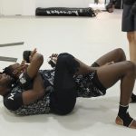 two men practising BJJ no gi